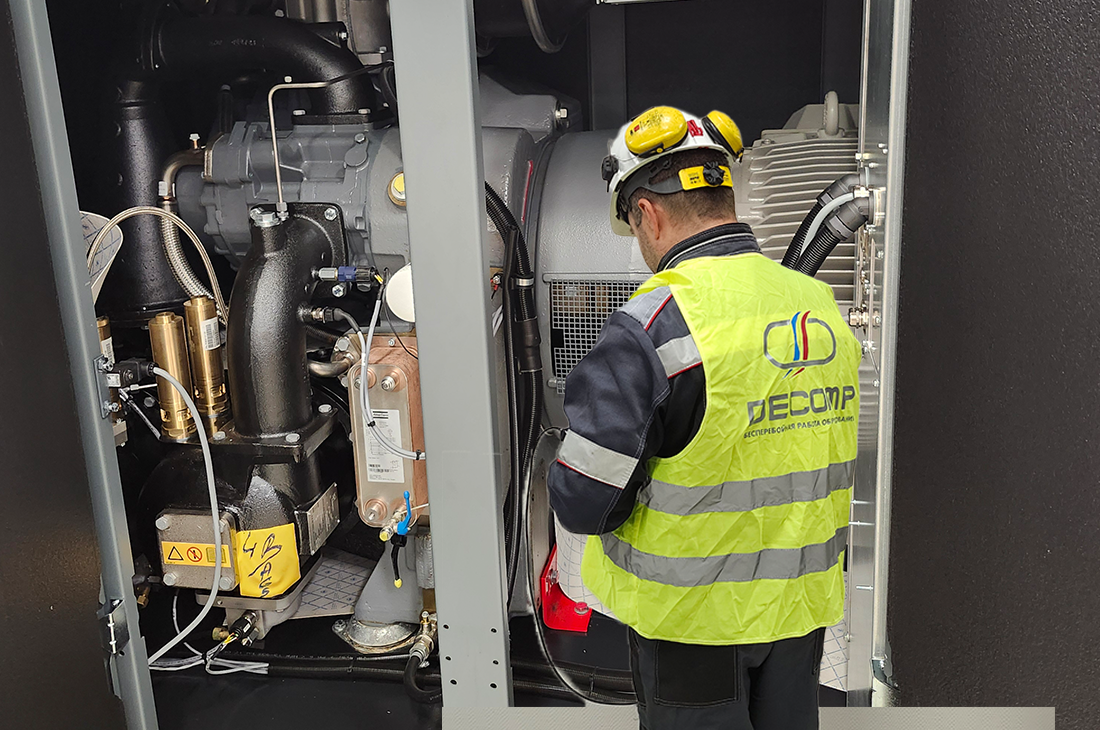 Показатели эффективной работы винтового компрессора