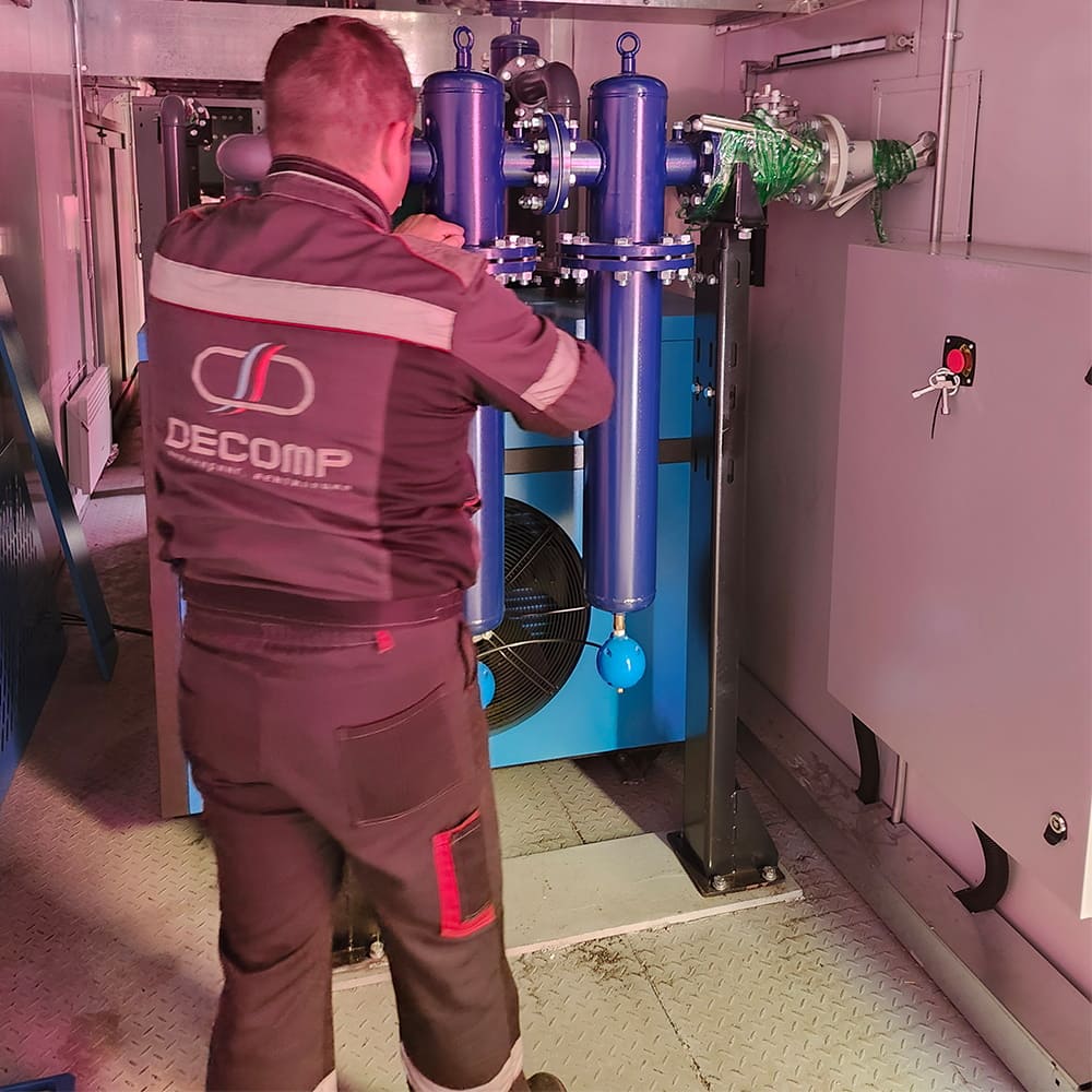 Компрессорная станция DENAIR DAV 90+