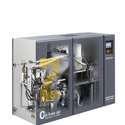 Безмасляный компрессор Atlas Copco AQ 15 VSD P с водным впрыском