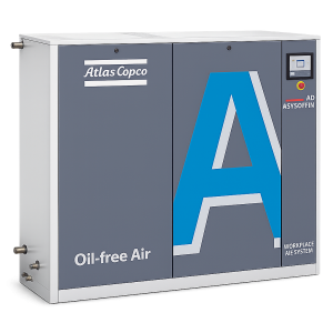 Безмасляный компрессор Atlas Copco AQ 15 VSD P с водным впрыском