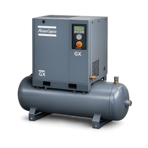 Винтовой компрессор GX 7-10 Р на ресивере