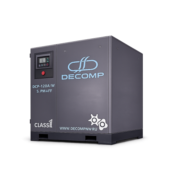 Винтовой компрессор DCP-120A/W S PM+FF
